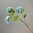 boule de neige florale en soie décoration mariage fausses fleurs hortensia