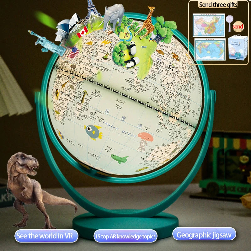 lampe de bureau intelligente avec globe cadeau créatif pour enfants - vue 14 sur 14