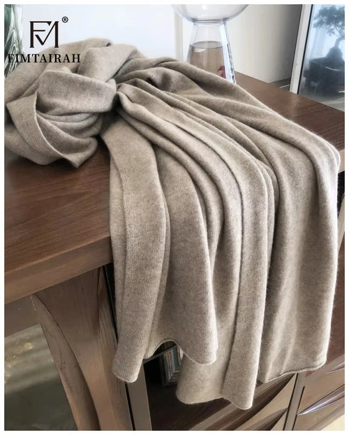 echarpe cachemire 100 pour femme et homme hiver