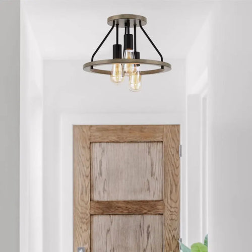 Style américain Rural rétro plafonnier Style industriel ferme couloir Restaurant cuisine chambre balcon plafonnier