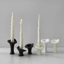 moule en silicone pour chandelier d'aromathérapie décoratif à faire soi-même