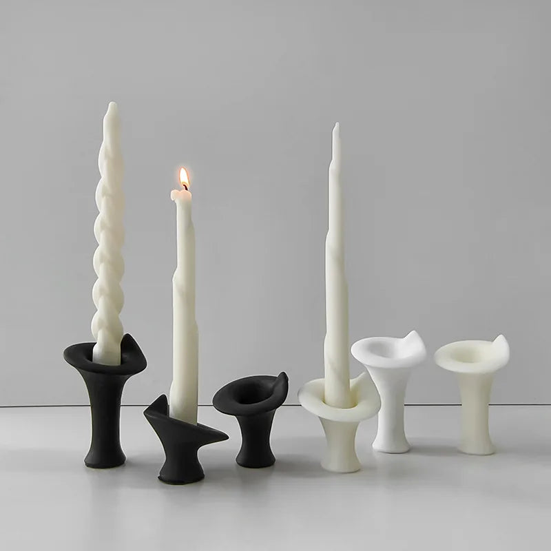 moule en silicone pour chandelier d'aromathérapie décoratif à faire soi-même - vue 2 sur 9