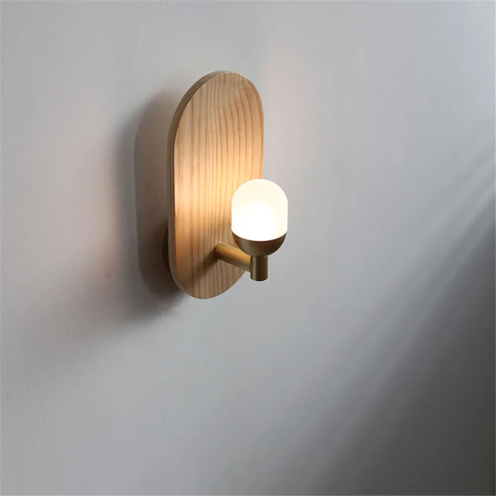 applique murale nordique en bois pour décoration intérieure moderne - vue 3 sur 10