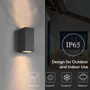 GU10 Base extérieure étanche appliques murales jardin porche éclairage mural applique murale LED en aluminium AC86-265