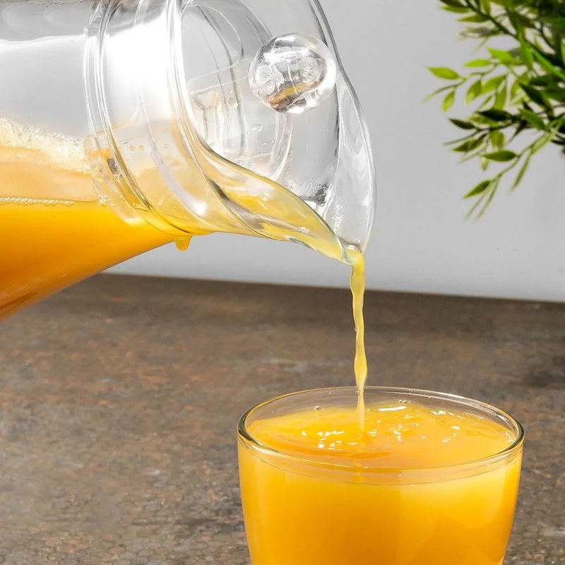 Carafe en verre 14l avec poignée et couvercle