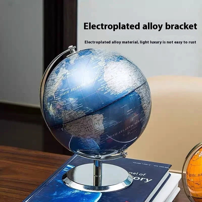 globe terrestre rétro anglais décoration éducative pour enfants et bureau - vue 8 sur 9