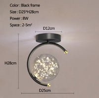 lustre intérieur led nordique éclairage décor fixtu