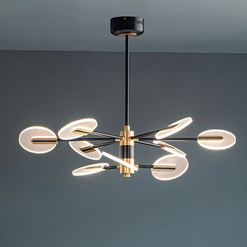 lustre led nordique créatif pour décoration intérieure moderne - vue 2 sur 9
