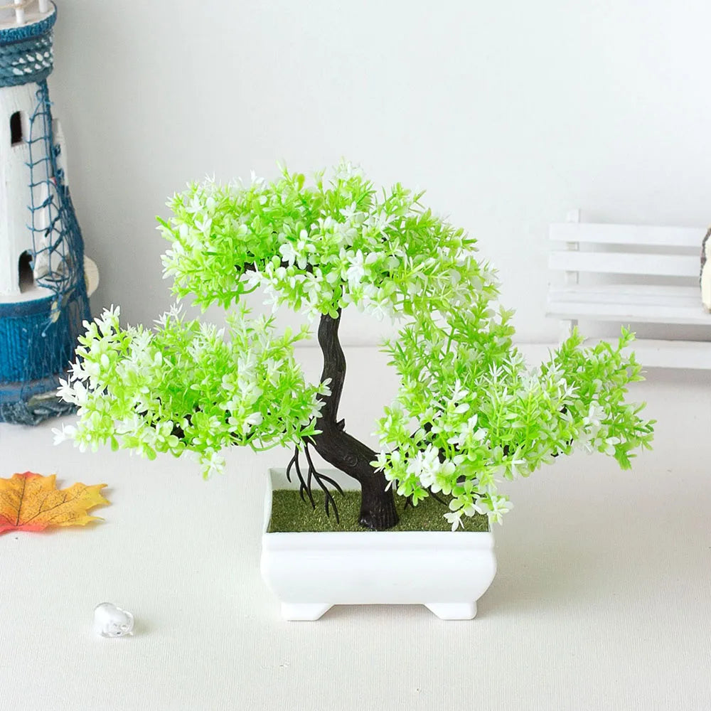 plantes artificielles décoratives bonsaï en pot pour jardin zen - vue 18 sur 25