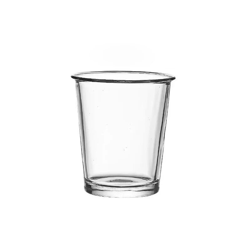 Tasses verre transparent style old fashioned café luxe
