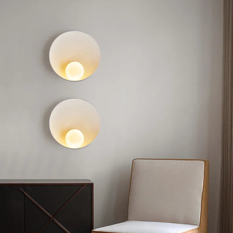 applique murale chinoise en résine éclairage led créatif décoratif - vue 3 sur 9