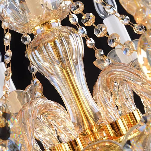 lampadaire en cristal moderne pour décoration intérieure élégante - vue 5 sur 7