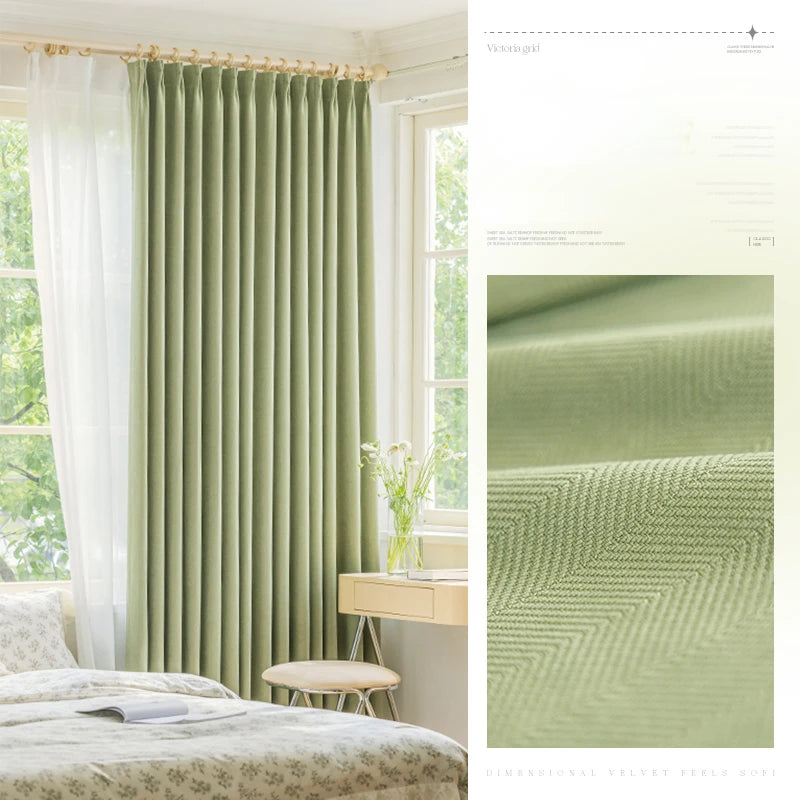 Rideau occultant moderne plissé pour salon chambre fenêtre - vue 15 sur 19