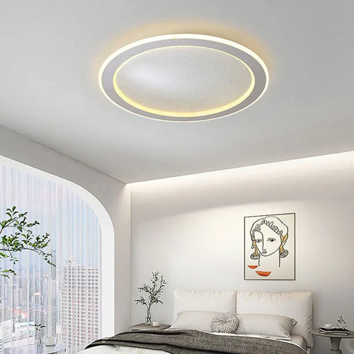 plafonnier led moderne en forme danneau pour décoration intérieure - vue 6 sur 9