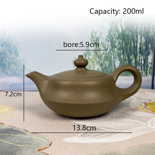théière yixing zisha artisanale rétro en argile 2l
