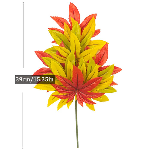 branche d'érable artificielle pour décoration d'automne et halloween - vue 14 sur 14