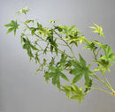 plantes artificielles en soie décoratives feuillage d'érable pour intérieur