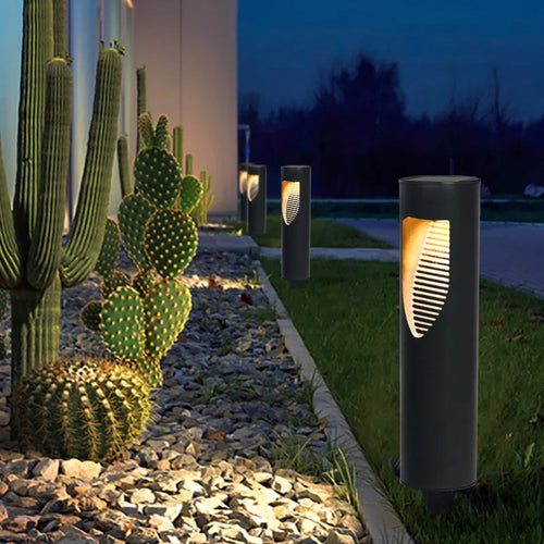 outdoor lighting Lumière de jardin lumière LED solaire IP65 lampe de pelouse simplicité moderne lumières extérieures solaires paysage pelouse borne lumineuse - vue 6 sur 9