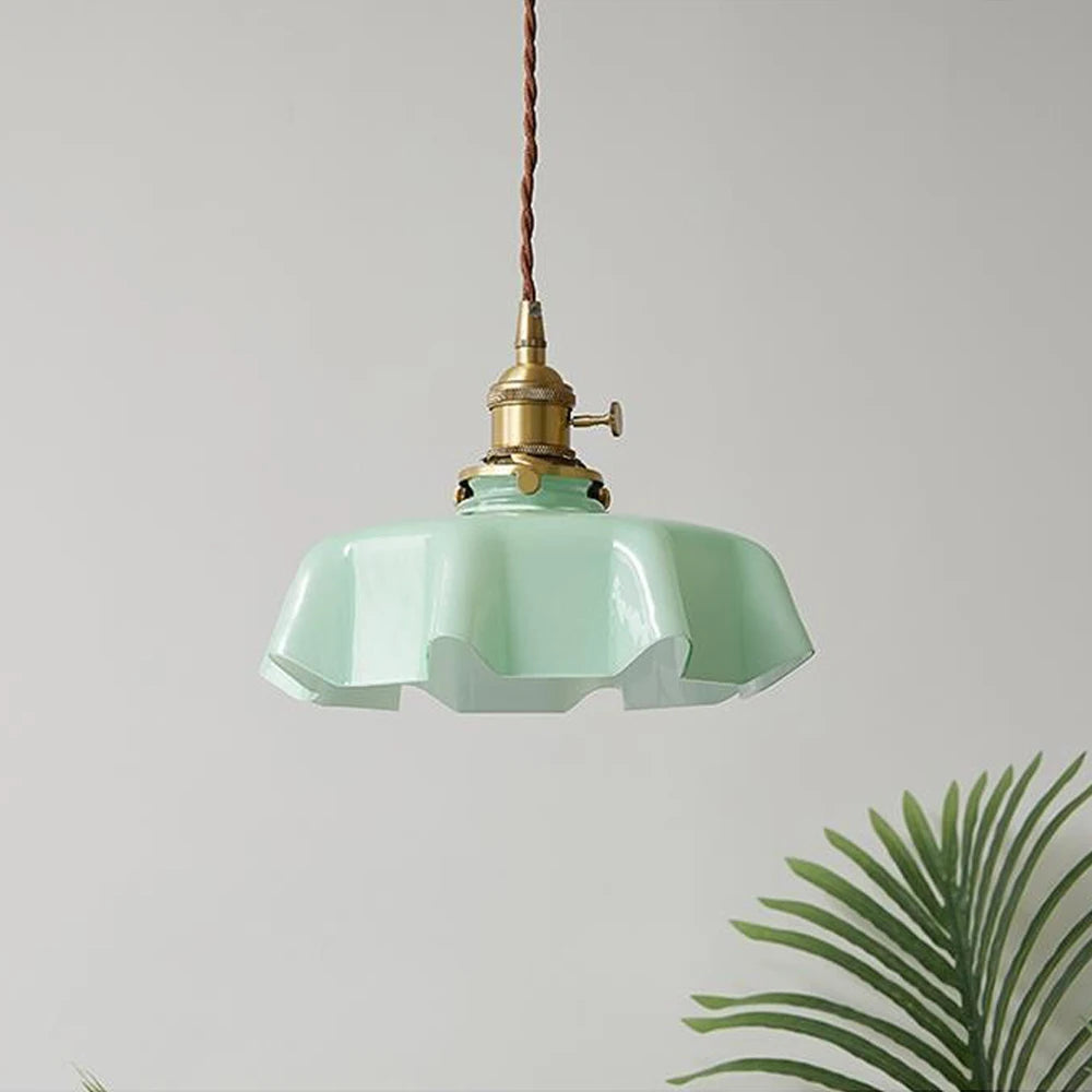 lampe suspendue rétro nordique en verre pour bar hôtel - vue 7 sur 10