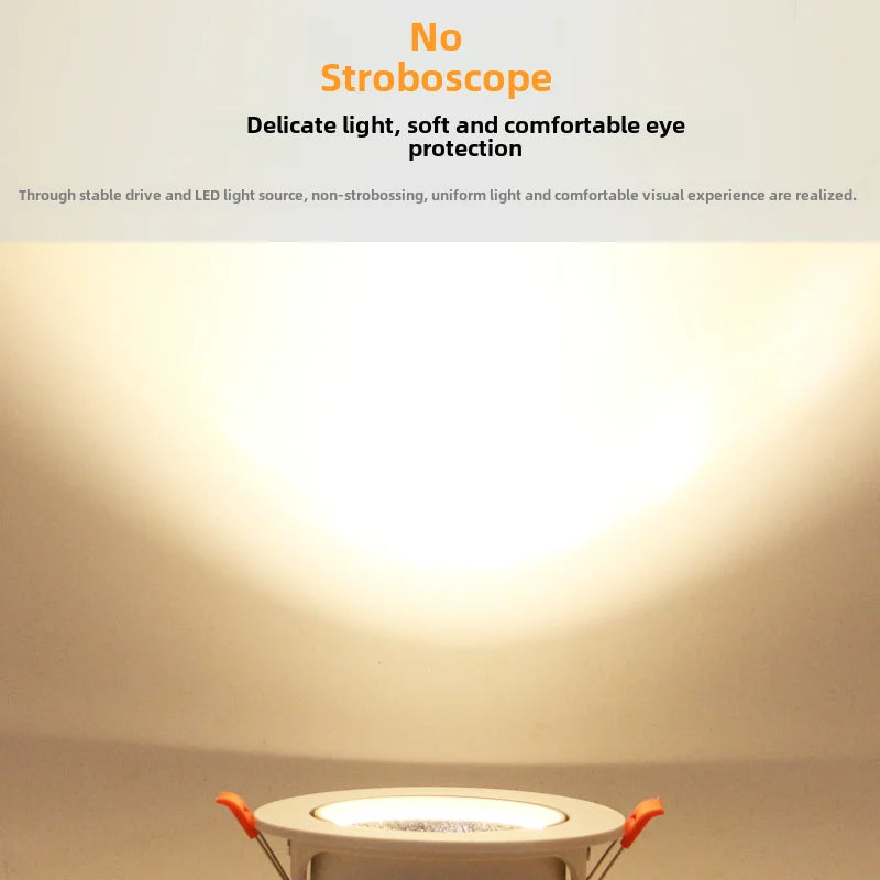 spot led encastré pour éclairage intérieur moderne et élégant - vue 4 sur 6