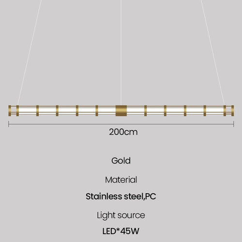 suspension tube nordique moderne pour décoration intérieure - vue 11 sur 10