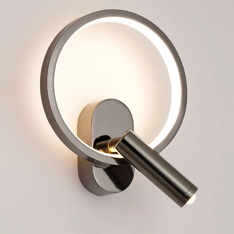 applique murale led moderne pour lecture et étude décorative - vue 11 sur 16