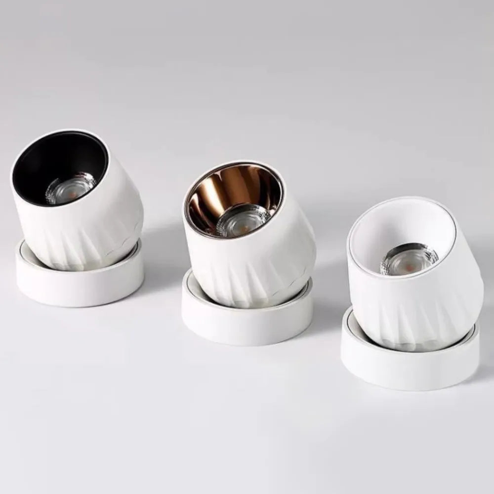 Spots design arrondi LED Downlight - vue 4 sur 10