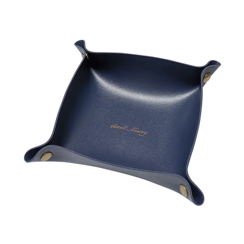 boîte de rangement nordique en cuir pour bureau et bijoux - vue 11 sur 19