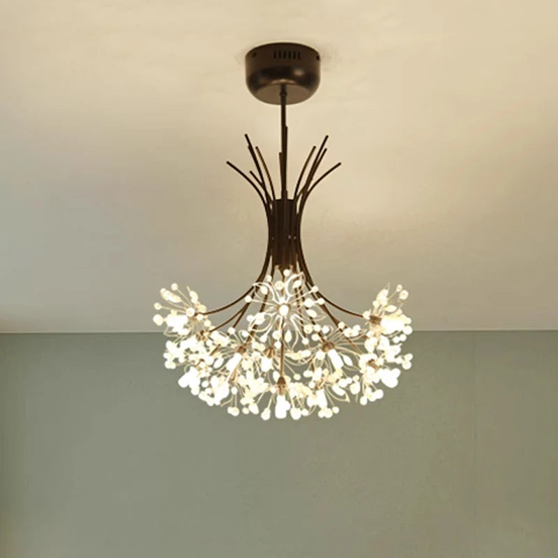 suspension décorative en forme de bouquet de cristal américain - vue 2 sur 8