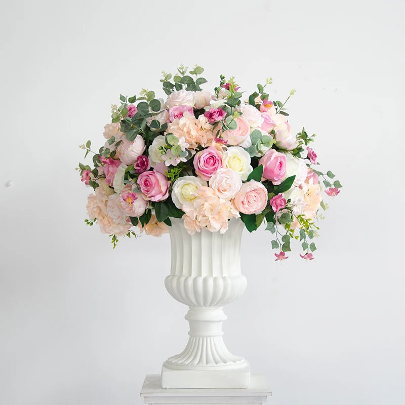 boules de fleurs artificielles en soie pour décoration de mariage et photo - vue 9 sur 22
