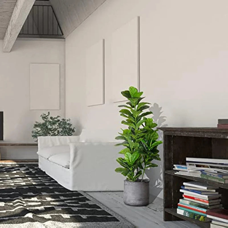 arbre tropical artificiel ficus pour décoration maison jardin boutique - vue 5 sur 12
