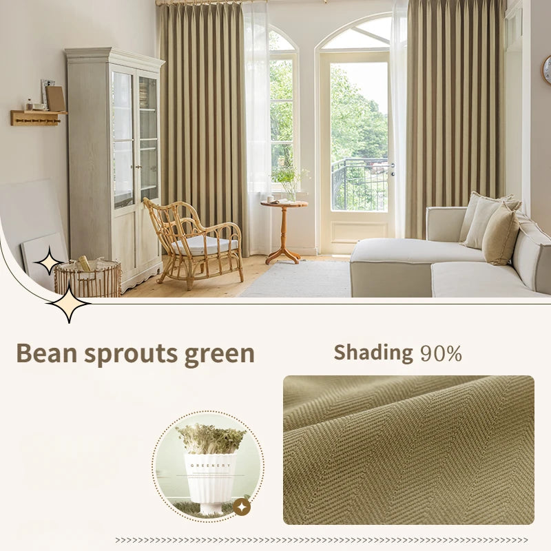 Rideau occultant uni style moderne pour salon chambre - vue 19 sur 23