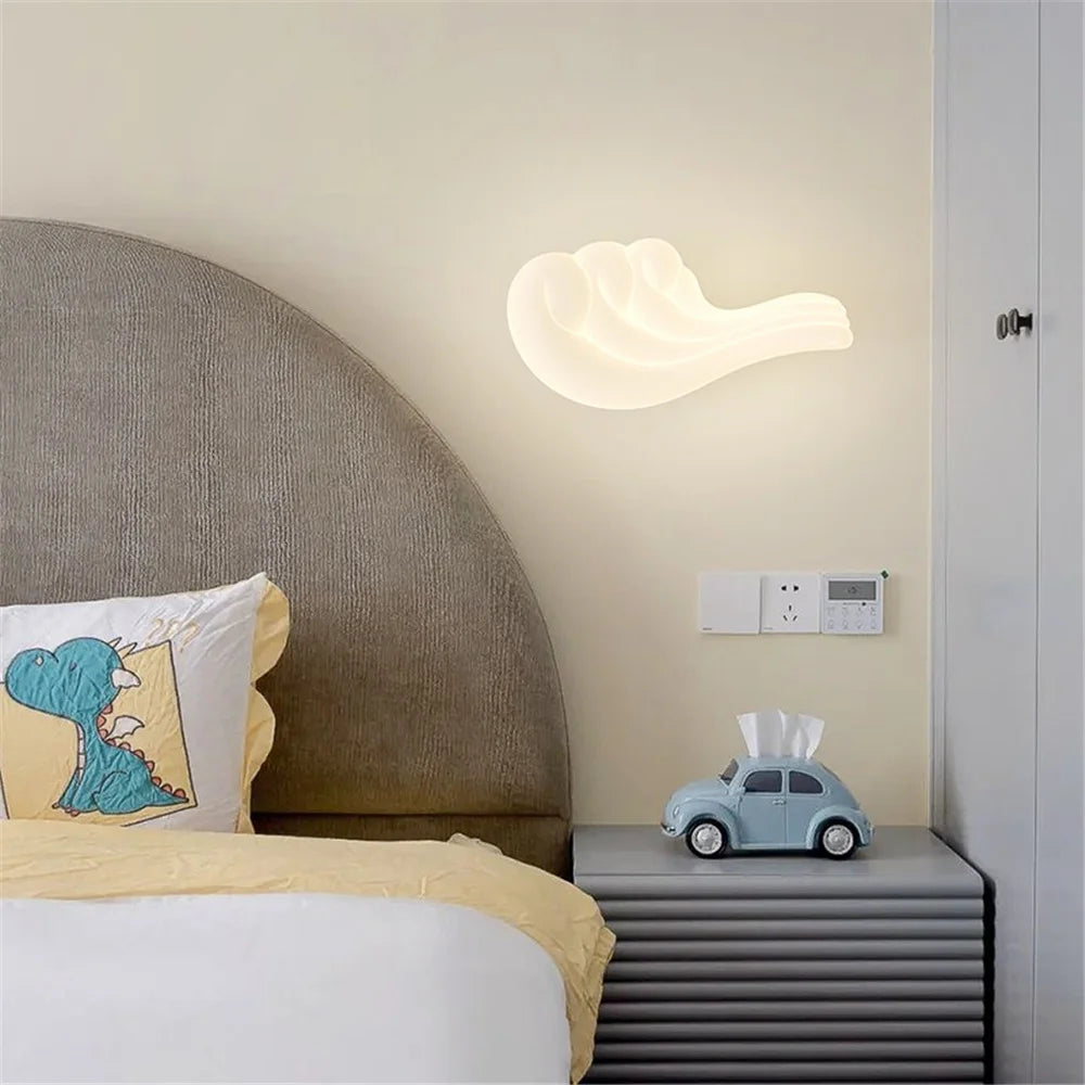 applique murale led baleine et voilier pour enfants avec couleurs changeantes - vue 6 sur 9