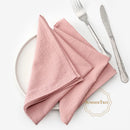 Serviette de table coton lavé style vintage campagne