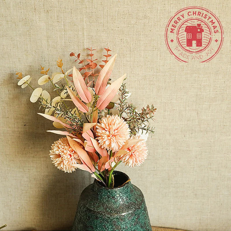 bouquet de fleurs artificielles pour décoration intérieure mariage - vue 6 sur 7