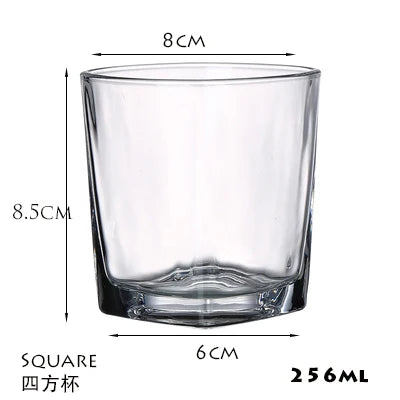 Verres à whisky élégants résistants style texturé maison