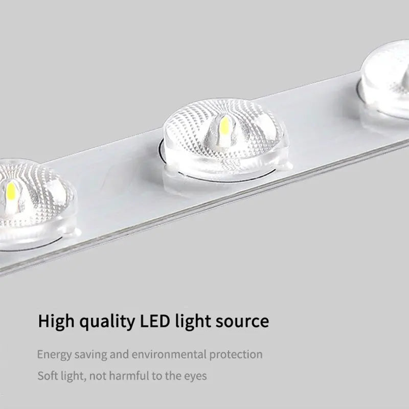 lampe de plafond led minimaliste moderne en bois carrée - vue 7 sur 9