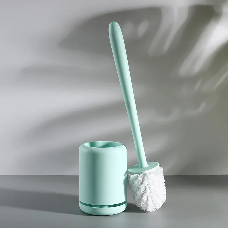 brosse de toilette murale avec support de rangement pratique - vue 7 sur 9