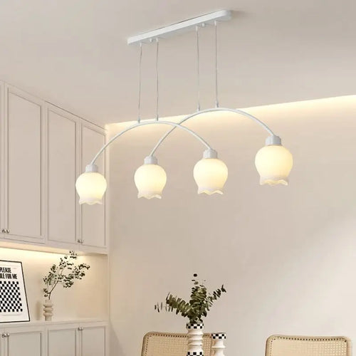 lustre moderne à LED pour éclairage intérieur élégant - vue 5 sur 11