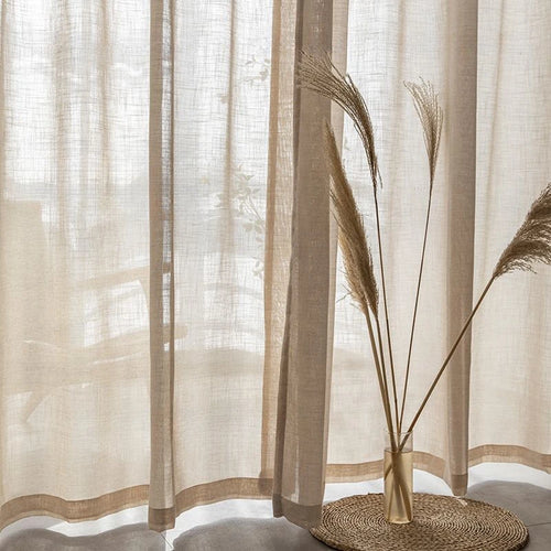 Rideau japonais plissé minimaliste pour salon chambre baie - vue 5 sur 11