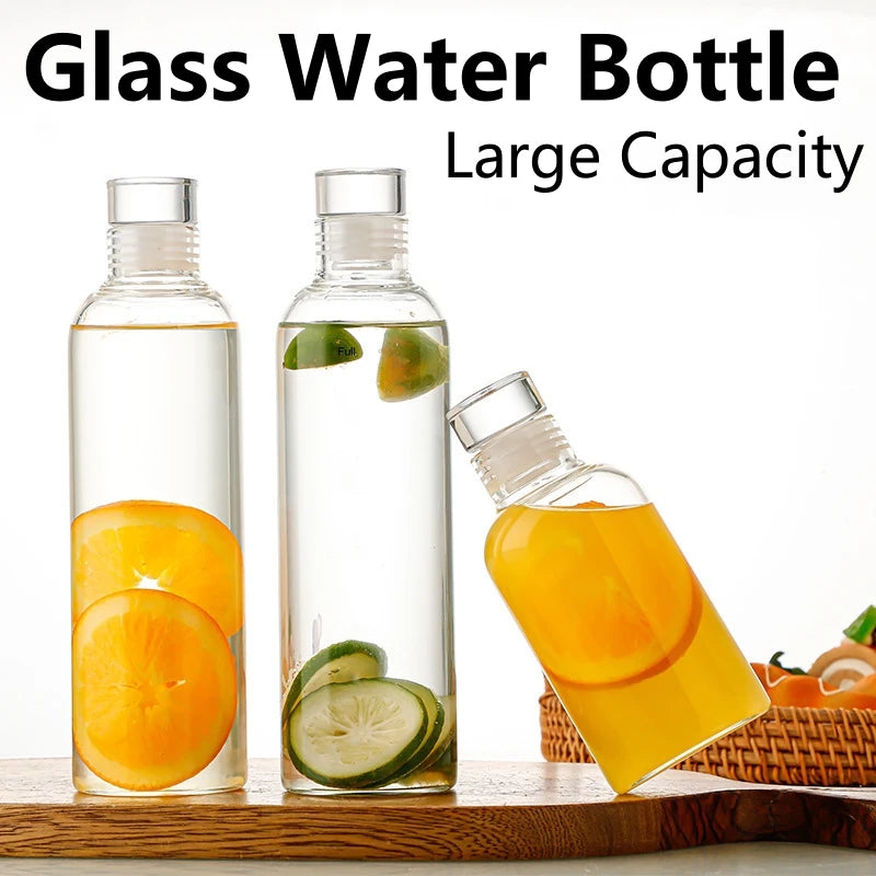 Bouteille eau verre infuseur sport extérieur grande capacité