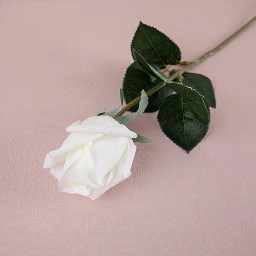 branche de roses artificielles en latex pour décoration réaliste