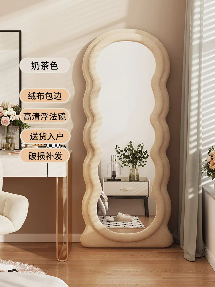 miroir debout design nordique esthétique pour décoration moderne - vue 9 sur 17