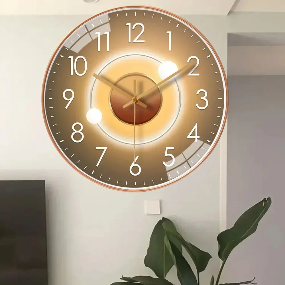 horloge murale silencieuse à piles design moderne pour tous les espaces - vue 7 sur 16