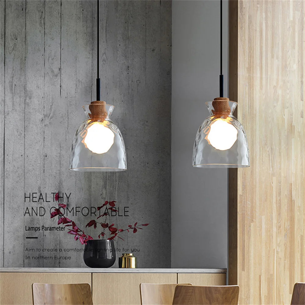 suspension en verre moderne pour décoration intérieure élégante - vue 5 sur 9