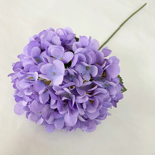 bouquet d'hortensias artificiels en soie pour décoration d'événements - vue 17 sur 19