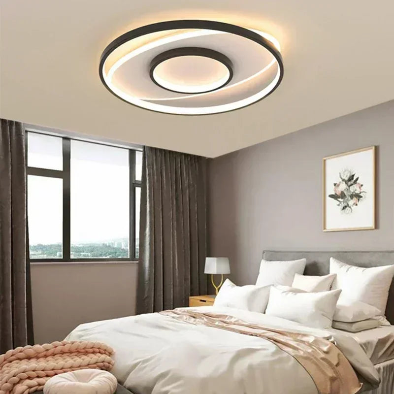 lustre moderne à leds pour décoration intérieure élégante - vue 4 sur 14