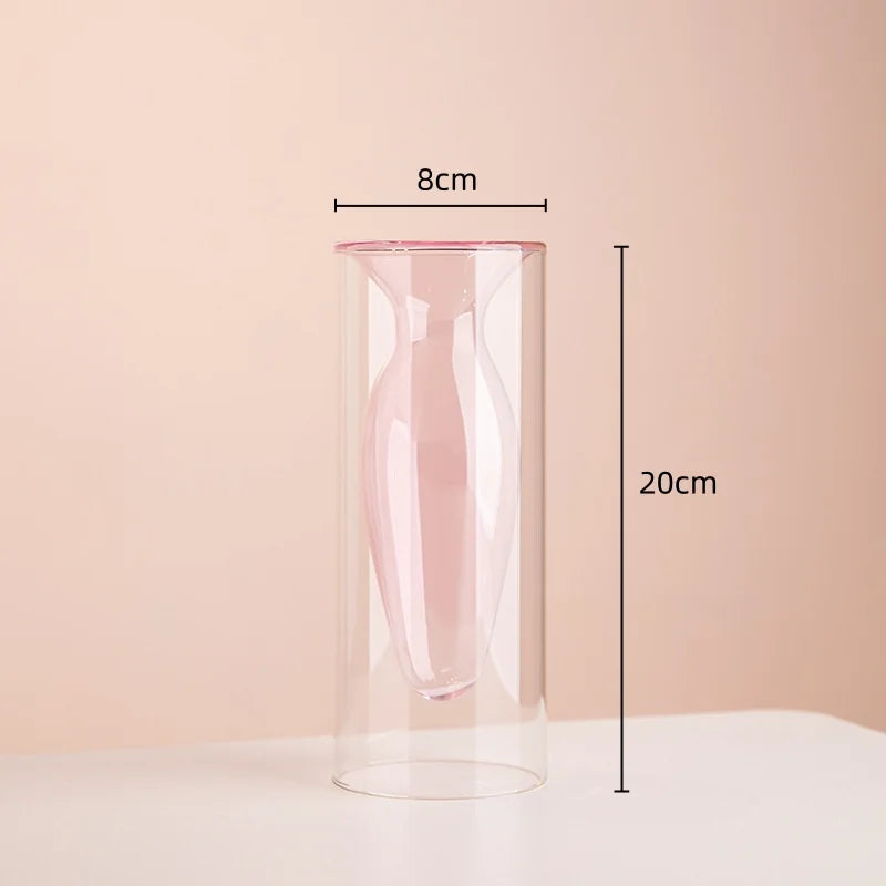 vase en verre teinté pour terrarium et décoration florale - vue 16 sur 18
