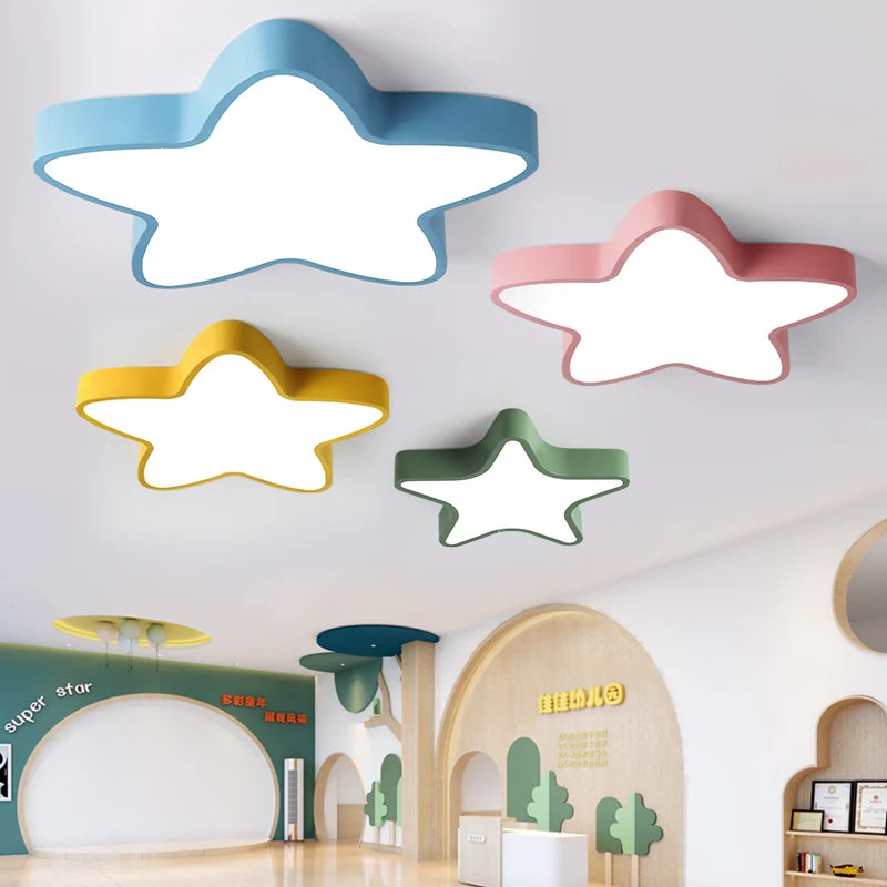 plafonnier lumière simple moderne créative animé classe magasin jouets animalerie - vue 4 sur 12