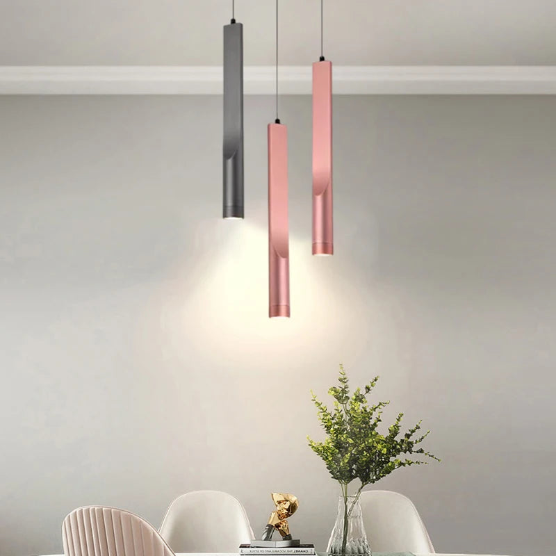 suspension en aluminium style minimaliste 3000k
